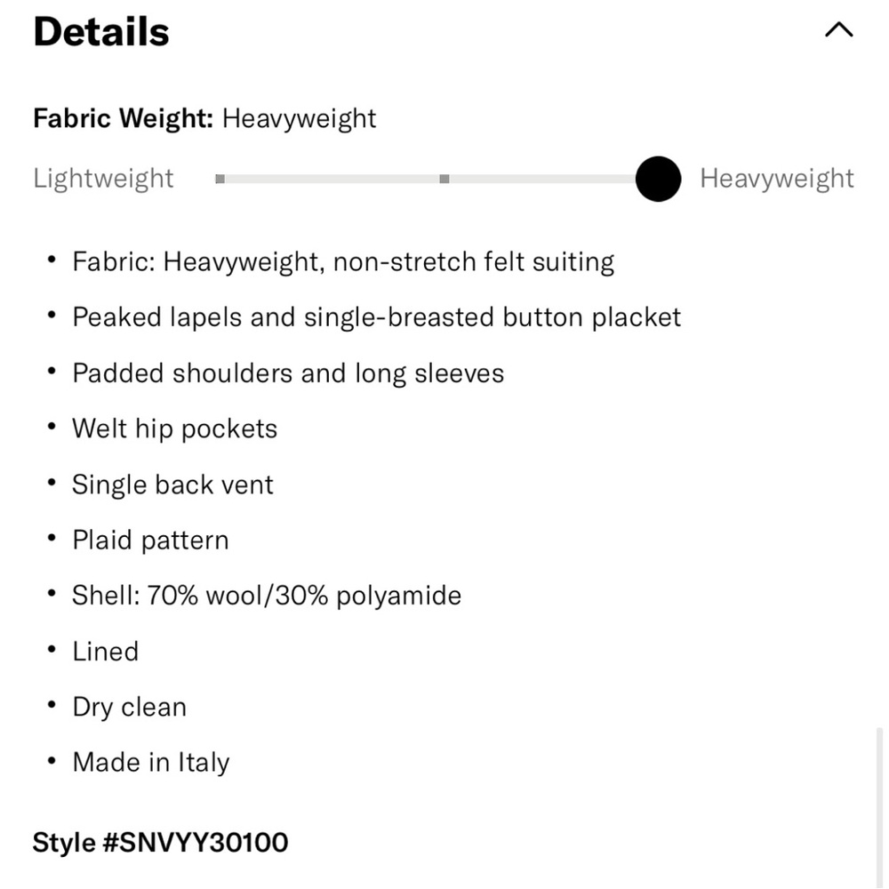 Something Navy Brushed Plaid Blazer - image 4